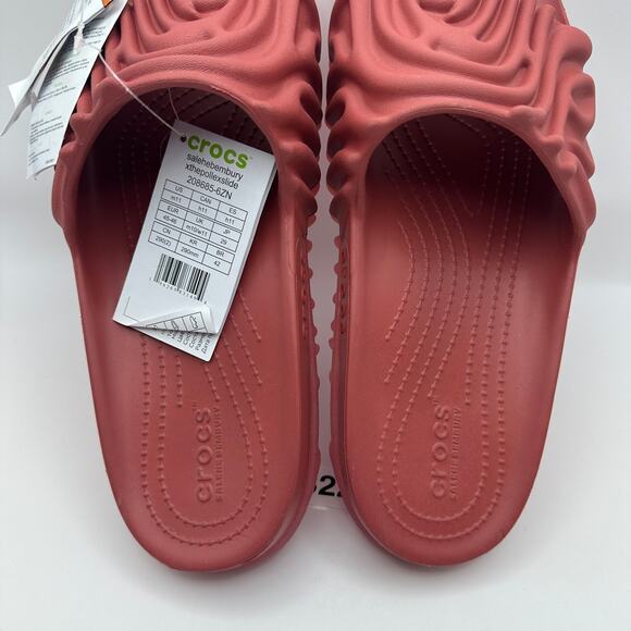 CROCS x Salehe Bembury Men\'s 11 Pollex Slide 208685-6ZN Guppy Red main image 3